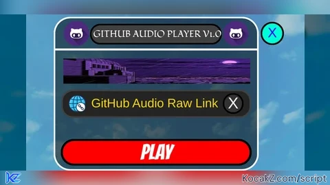 GITHUB AUDIO PLAYER - Verified script for Universal Script