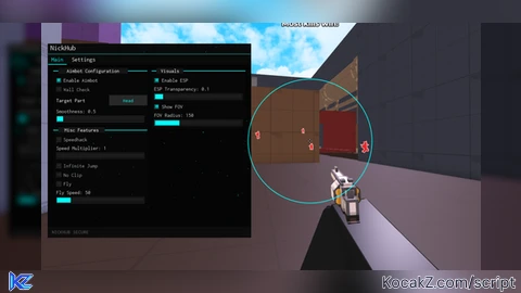 NickHub OP ESP and OP AIMBOT AND POV  ANTI BAN - Verified script for Quick Shot