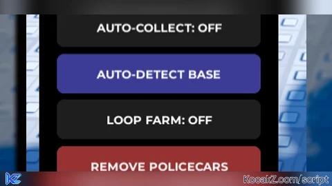 Auto farm cars and remove police [MegaOP] ADDED AUTO COLLECT
