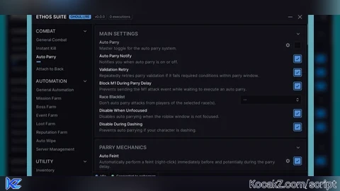 Ethos Suite - Verified script for GHOUL:// RE