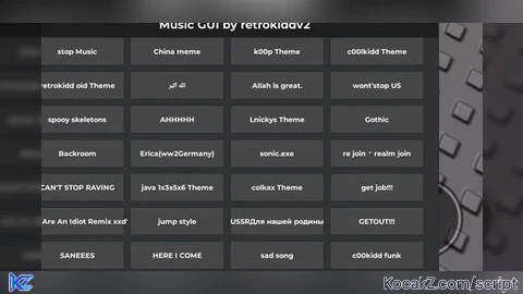 Music gui Correction v2