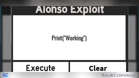 Alonso Fake GUI - Verified script for Universal Script