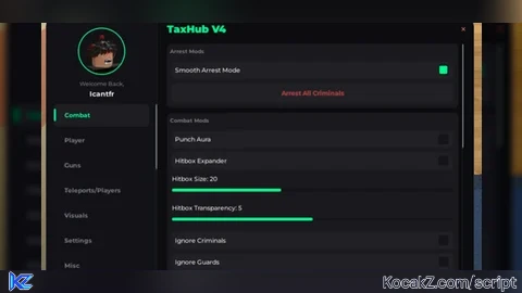 TaxHub V4 NEW UPDATE ALL EXECUTORS SUPPORTED WORKS NOW - Verified script for Prison Life