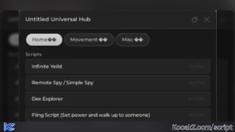 Untitled Universal Hub - Verified script for Universal Script