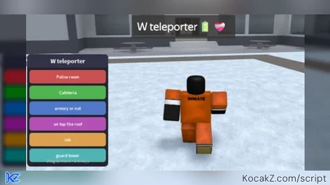 W teleport - Verified script for Prison Life
