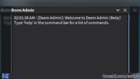 Deem Admin Beta - Verified script for Universal Script