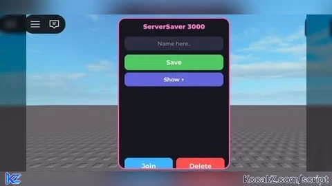 Server Saver or Joiner - Verified script for Universal Script