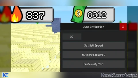 open source auto streak no gravity - Verified script for Jump Civilization