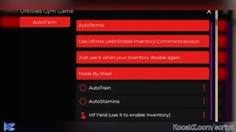 AutoFarm - Verified script for Untitled Gym Game