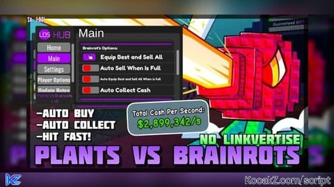 LDS HUB - Verified script for Plants & Brainrots 🌻