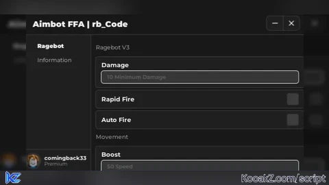 rb Code OP - Verified script for Aimbot FFA 🎯