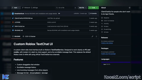 ClientChat GUI - Verified script for Universal Script