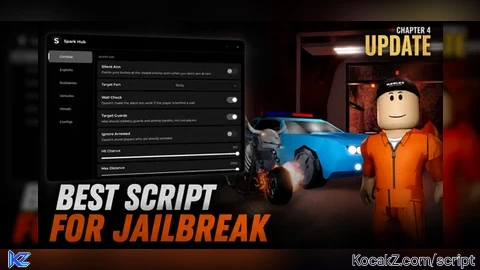 Silent aim Auto arrest  much more - Verified script for Jailbreak