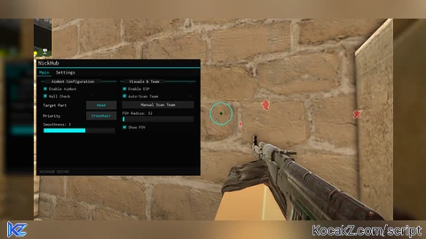 NickHub Smart Esp and Adjustable Aimbot Anti Ban - Verified script for Defuse Division