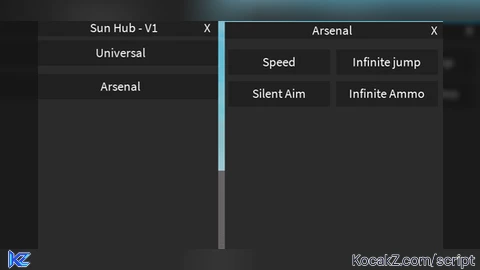 Sun hub - Verified script for Arsenal