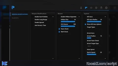 Phobia Gun mods Silent Aim Desync - Verified script for Prison Life