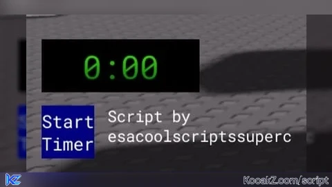 Basic Speedrun Timer - Verified script for Universal Script