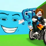 Escape Tsunami on Motorcycle for Brainrots