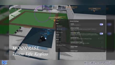 N1 Undetected Prison Keyless: Moonrise - Verified script for Prison Life
