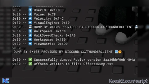 Roblox Offset Dumper Script - Verified script for Universal Script