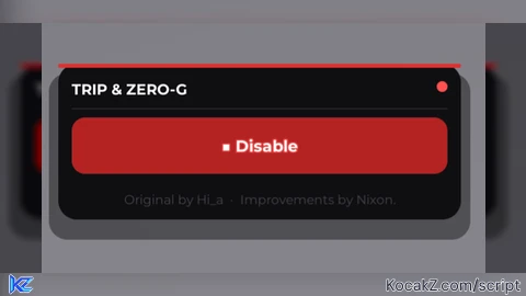Zero-Gravity Trip [NOT MADE BY ME] - Verified script for Universal Script
