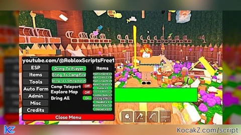 Admin Commands Script Bring All Items FreeRobloxScripts - Verified script for 99 Nights in the Forest 🔦