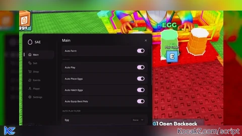 [KEYLESS] Auto Play, Cup ESP, Auto Upgrade - Verified script for Shuffle an Egg