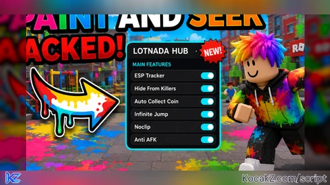Hide From Killers ESP Tracker Auto Collect Coin - Verified script for Paint And SEEK!