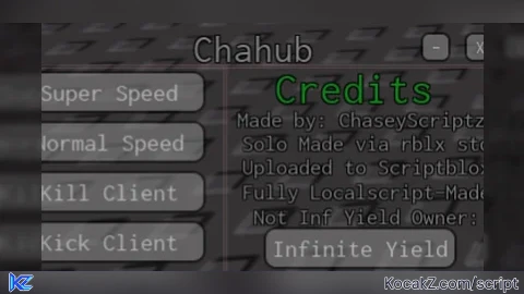 Chahub Universal Script Hub OP Plus - Verified script for Universal Script
