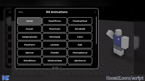 R6 Animations - Verified script for Universal Script