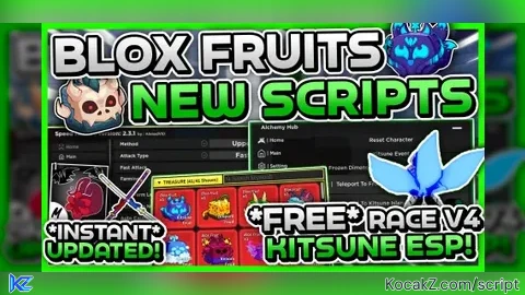 Project Pastel Free Sanguine ART Kitsune RACE V4 - Verified script for Blox Fruits