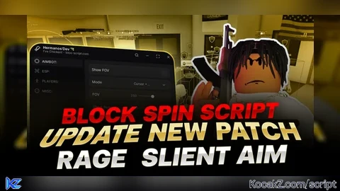 Combat Script Rage Slient Aimbot Esp and more OP feature - Verified script for BlockSpin 🔪