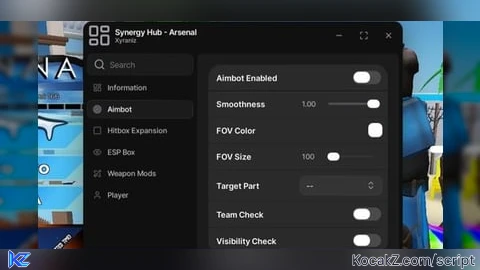 Synergy Hub - Verified script for Arsenal
