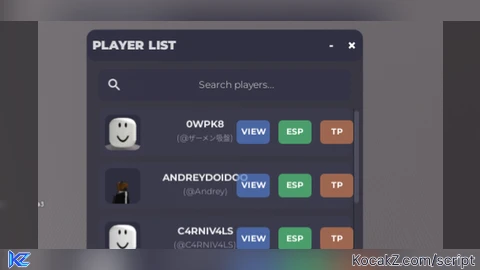 Playerlist gui or Spy gui - Verified script for Universal Script