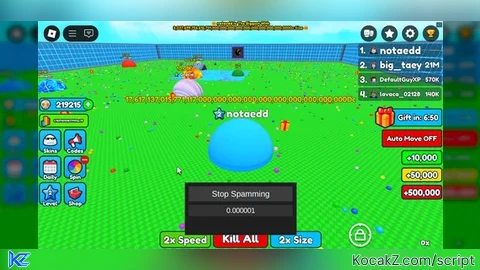 OP gui that dupes everything - Verified script for Eat Blobs Simulator