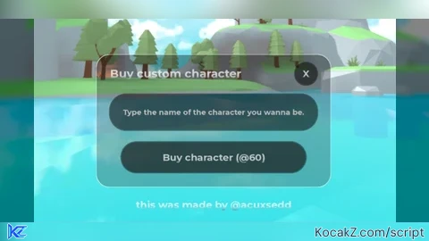 Custom Character Selector [TRD] - Verified script for Total Roblox Drama