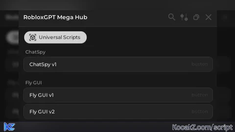 RobloxGPT AIO Hub - Verified script for Universal Script