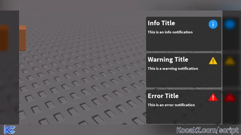 Notification System OPEN SRC - Verified script for Universal Script
