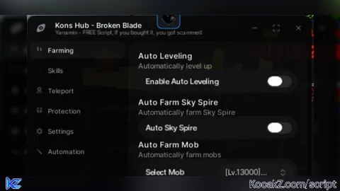 Auto Sky Spire UPDATE NO KEY