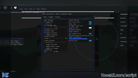 ZoneX V2 Best Universal Aimbot - Verified script for Universal Script