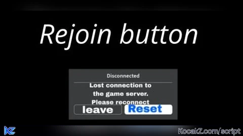 Rejoin button - Verified script for Universal Script