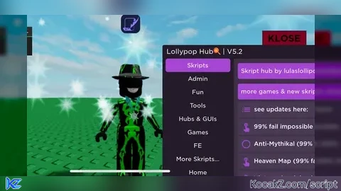 Lollypop Hub V - Verified script for Universal Script