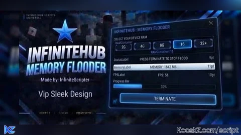 InfiniteHub : Memory Flooder - Verified script for Universal Script