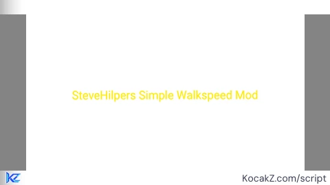 SteveHilpers Simple Walkspeed Mod - Verified script for Universal Script