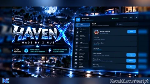 HAVENX | Props Bang  Mecha  CopyOutfits  Commands Webhook - Verified script for Brookhaven 🏡RP