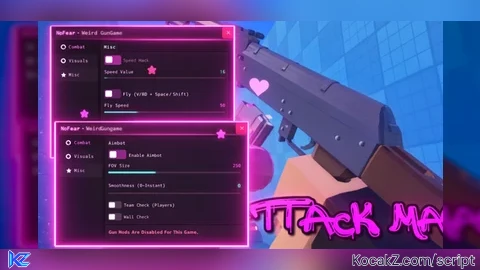 OP AIMBOT ESP FLY NOCLIP Xeno Solara Supported - Verified script for Weird Gun Game
