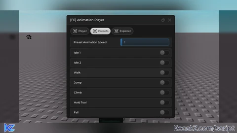 FE Anim Player - Verified script for Universal Script