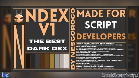 NDex V1 Dark Dex - Verified script for Universal Script