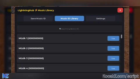 Music ID Archive - Verified script for Universal Script