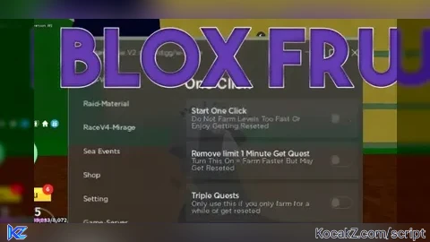 Auto Farm and Sea Event and THE BEST TOP AND MORE - Verified script for Blox Fruits